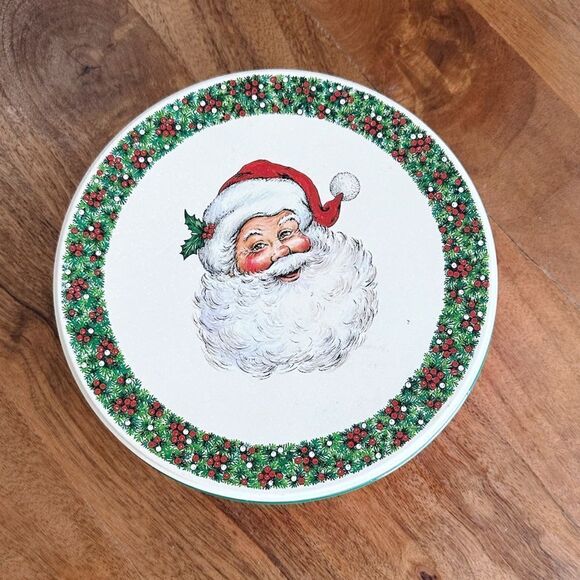 ✨3/$25✨ Vintage Santa Clause Cookie Tin - Picture 3 of 3